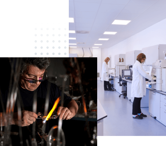Scientific innovation meets glass and design
